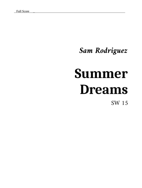 Summer Dreams - Sarmp