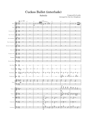 Cuckoo Ballet - Interlude – Laufey Sheet Music for Trombone, Celesta ...