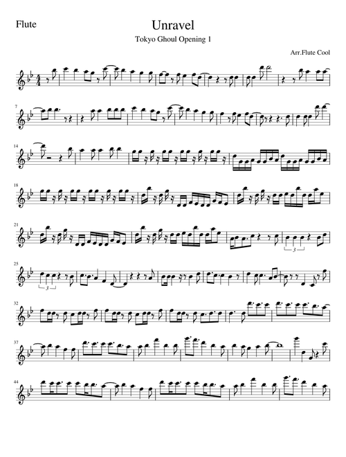 Unravel Flute Solo