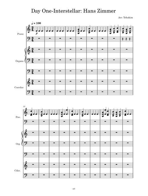 Day One – Hans Zimmer Day One by Hans Zimmer from Interstellar