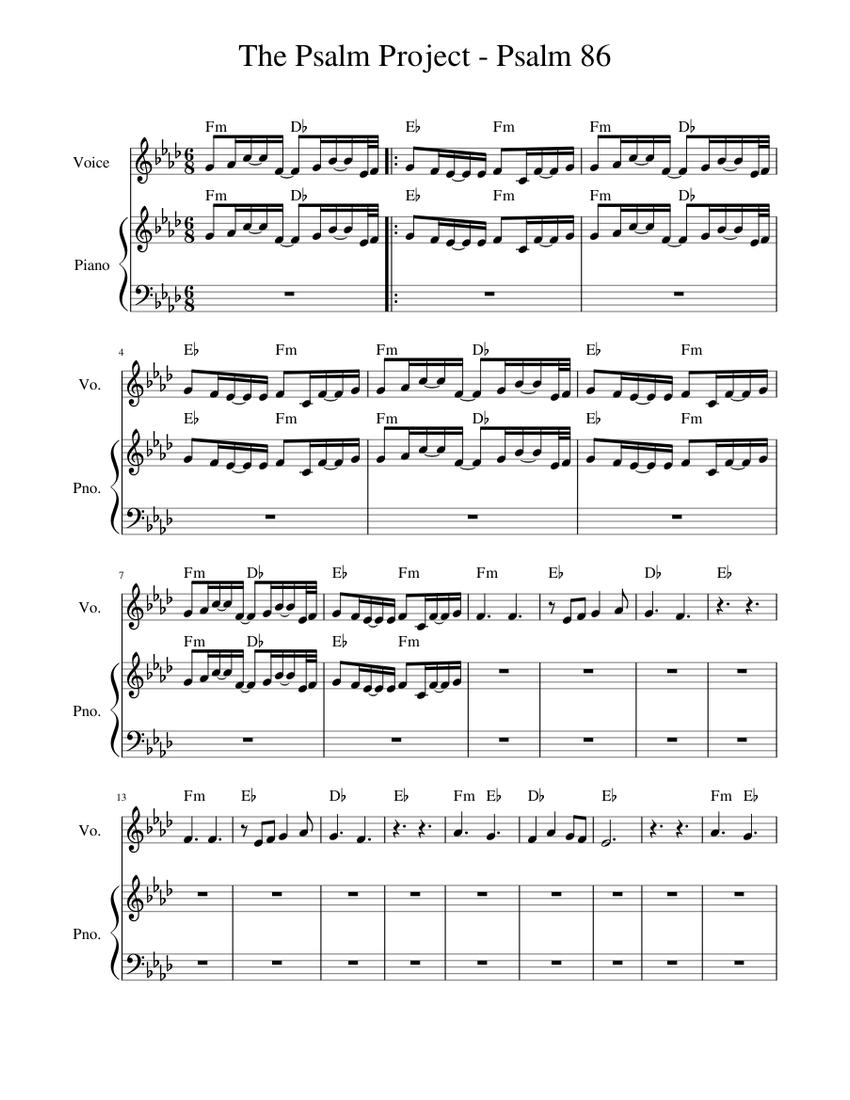 the-psalm-project-psalm-86-sheet-music-for-piano-vocals-solo
