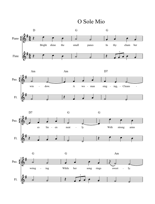 O Sole Mio