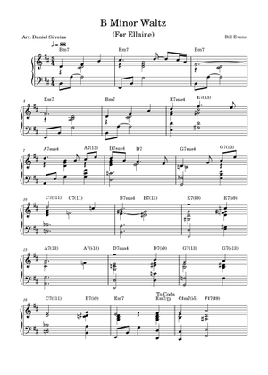 Play Official version of Epilogue Sheet Music by Bill Evans