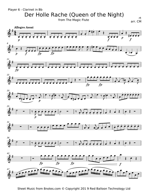 Queen Of The Night Aria - Wolfgang Amadeus Mozart