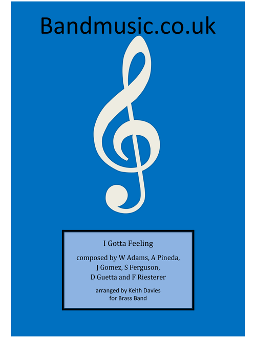 I Gotta Feeling (Arr. K Davies) - The Black Eyed Peas (Brass Band)