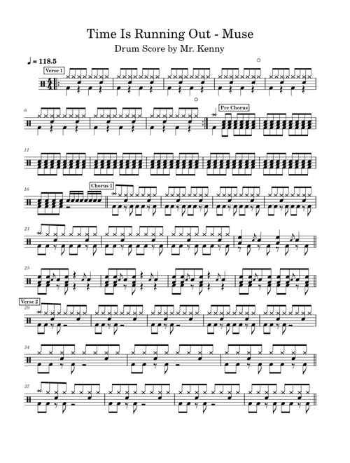 Time Is Running Out - Muse Original