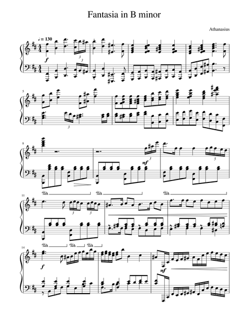 Fantasia in B minor