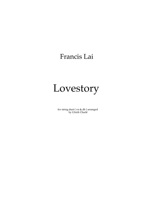 Where Do I Begin (Love Theme) (Arr. Ulrich Charle) - Andy Williams (Instrumental Duet)