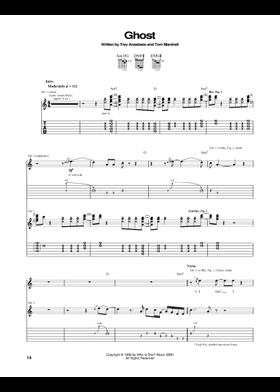 Free Ghost by Phish sheet music | Download PDF or print on