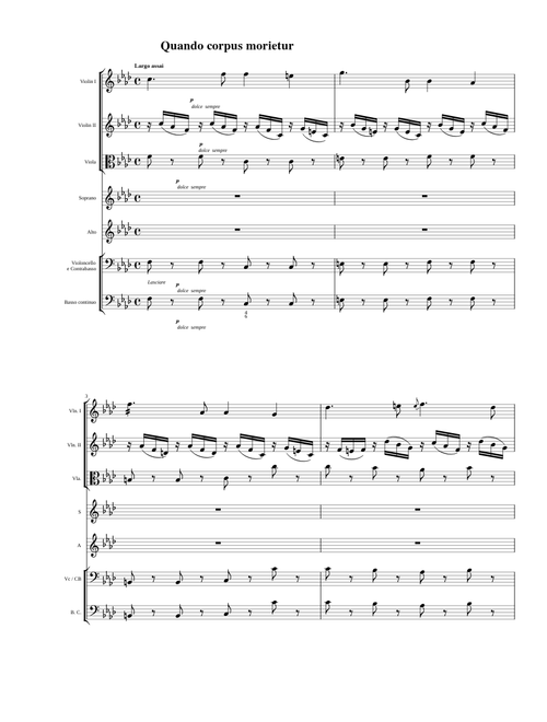 Stabat Mater in F Minor, P.77: Quando corpus morietur, By G. B. Pergolesi