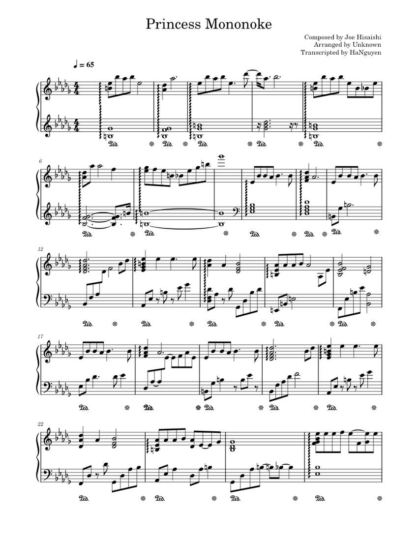 princess-mononoke-theme-sheet-music-for-piano-solo-musescore