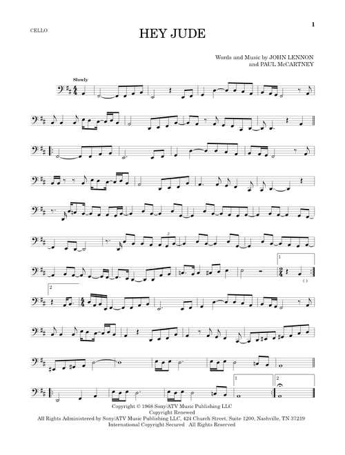 Hey Jude - The Beatles (Cello Solo)