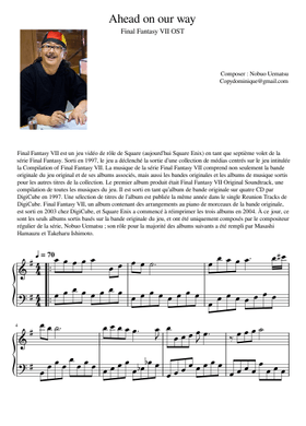 Free Final Fantasy Vii Ahead On Our Way by Nobuo Uematsu sheet