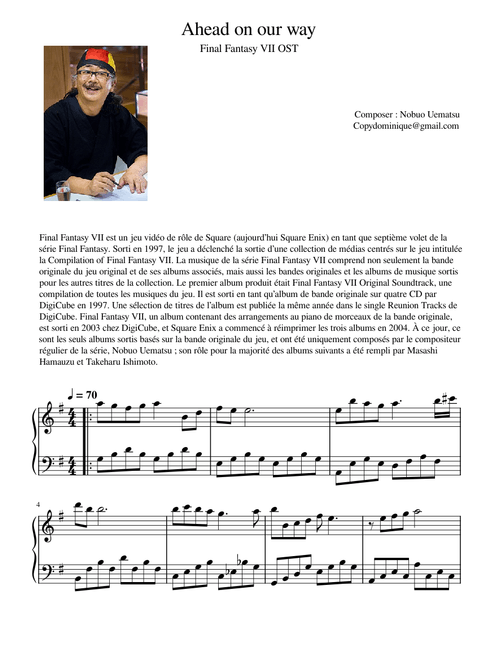 Final fantasy VII ahead on our way – Nobuo Uematsu