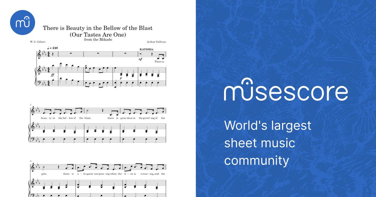 The Mikado – Gilbert And Sullivan - There is Beauty in the Bellow ..., image size:1200x630