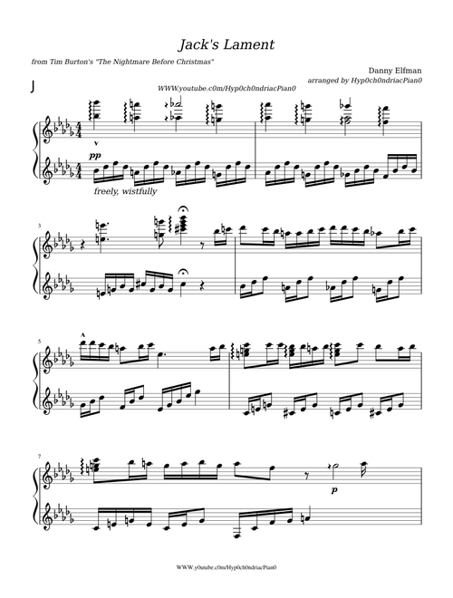 Jack's Lament – Danny Elfman