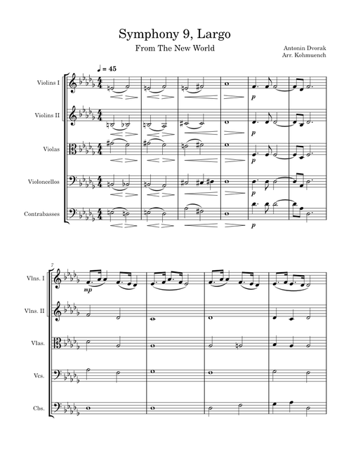 Largo - From the New World