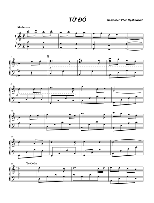 Từ đó – Phan Mạnh Quỳnh