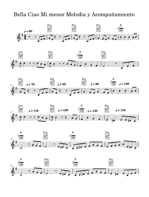 Bella ciao – Goran Bregovic Bella Ciao Completa Mi menor acompañamiento