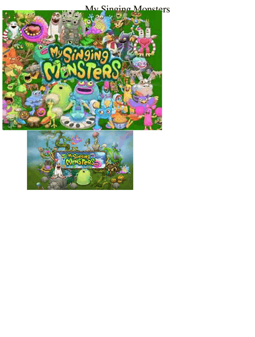 My Singing Monsters