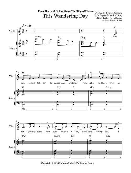 This Wandering Day (Arr. Haley Damaso) - Janet Roddick, David Donaldson, David Long (Violin and Piano)