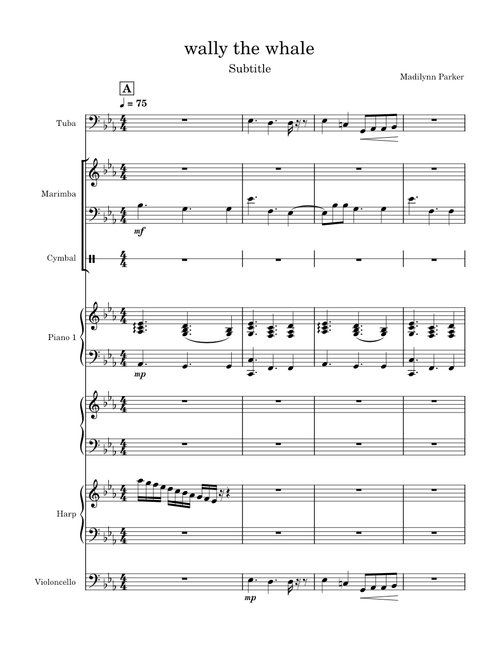 Carnival of the Animals – Camille Saint-Saëns inspired Wally the whale