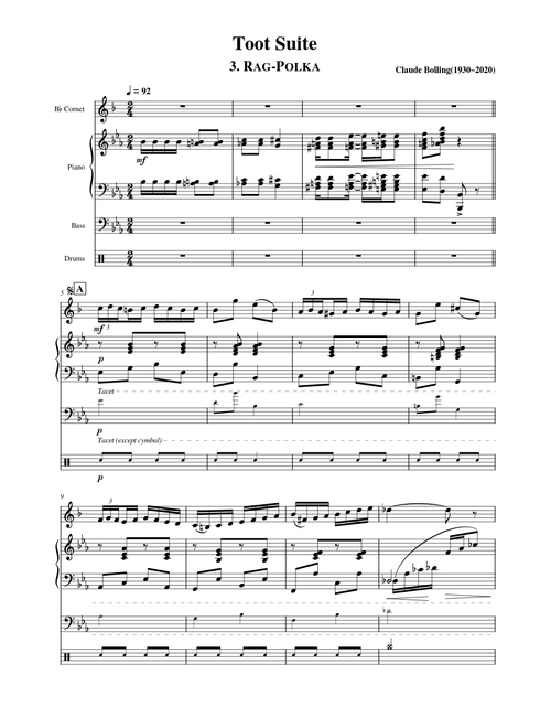 Toot Suite - 3. Rag-Polka - Claude Bolling