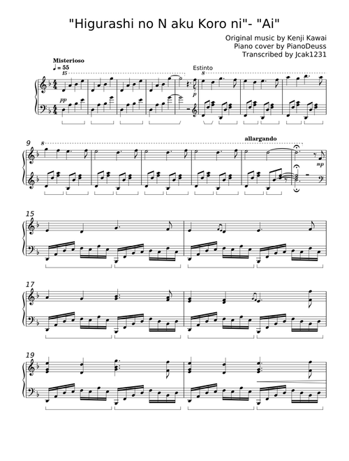 Higurashi No Naku Koro Ni - Main Theme - Kenji Kawai