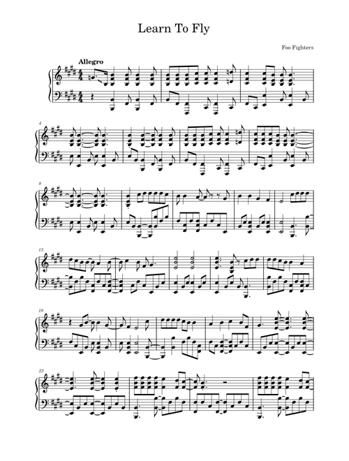 Learn To Fly - Foo Fighters