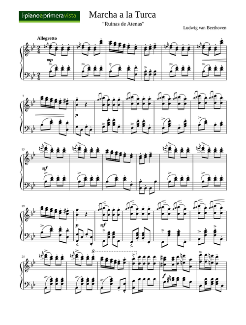 Marcha a la Turca - Beethoven