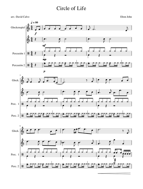 Circle of life – Elton John