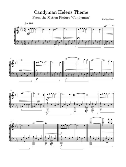 Candyman theme – Philip Glass