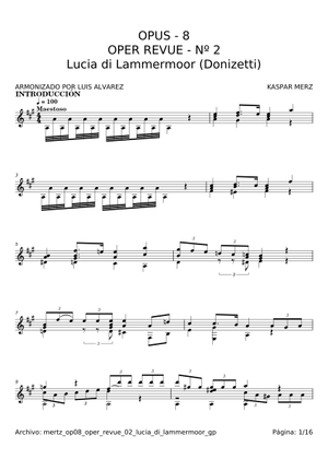 Lucia di Lammermoor- Act II Sextet Sheet Music for Soprano