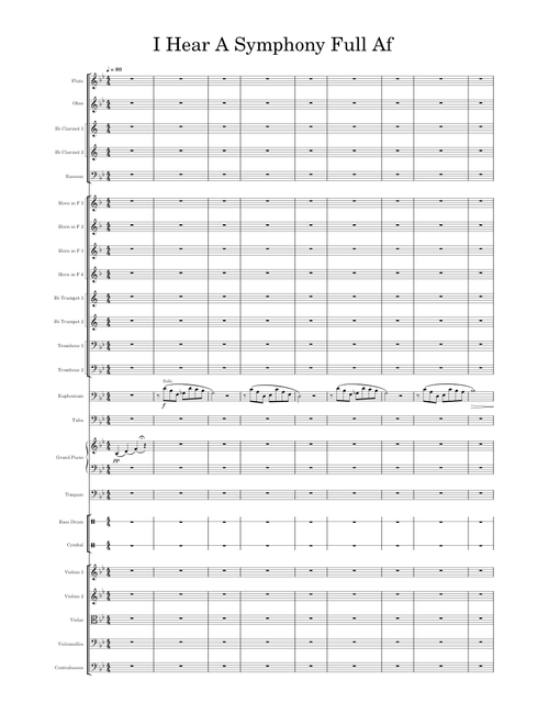 I Hear A Symphony – Cody Fry