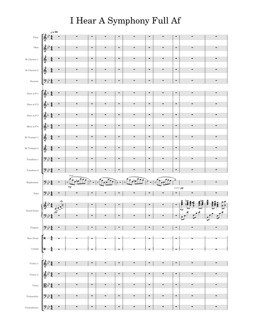 I Hear A Symphony – Cody Fry