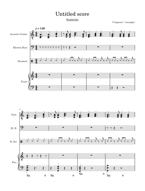 att41 sheet music arranged by enavpham