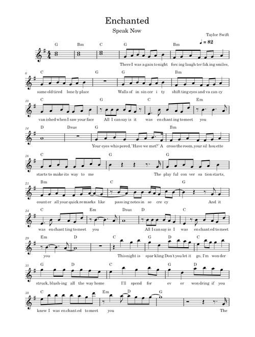 Enchanted (Taylor's Version) – Taylor Swift