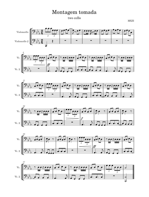 MONTAGEM TOMADA – MXZI