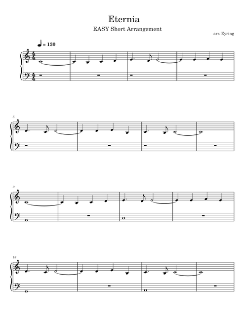 Masters of the Universe (2026) "Eternia" EASY Piano