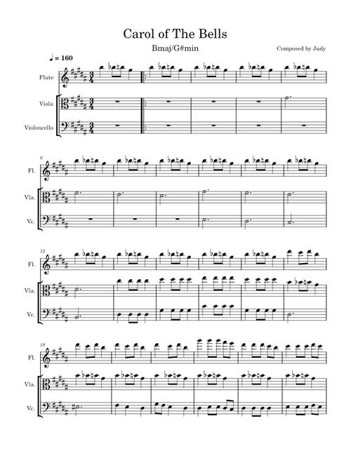 Carol of The Bells - Orchestra