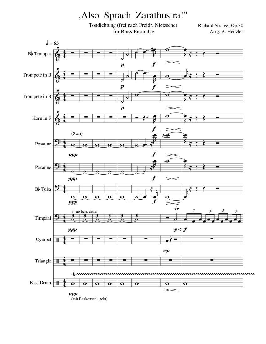 Also sprach Zarathustra, Op.30 – Richard Strauss Also sprach