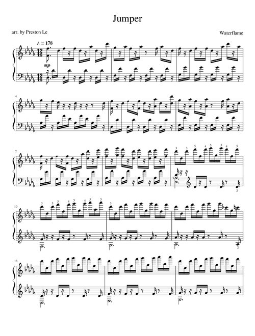 Jumper (Piano Solo)
