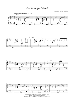 Cantaloupe island - Herbie Hancock (Piano Solo)