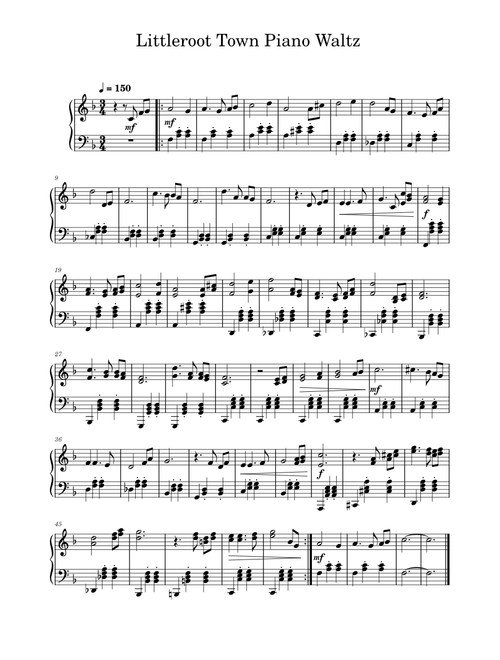 Littleroot Town Piano Waltz