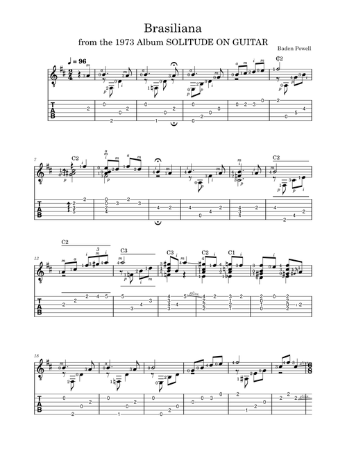 Brasiliana – Baden Powell