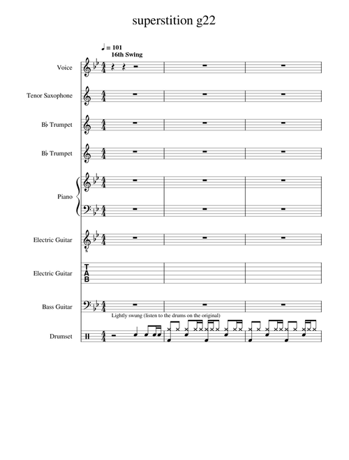 Superstition – Stevie Wonder
