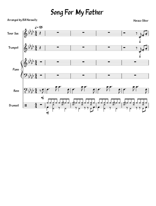Song for my father – Horace Silver for BTJU 2024