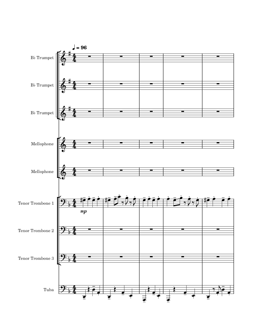 Boston Crusaders 2022 Trombone Feature Transcription Sheet music for
