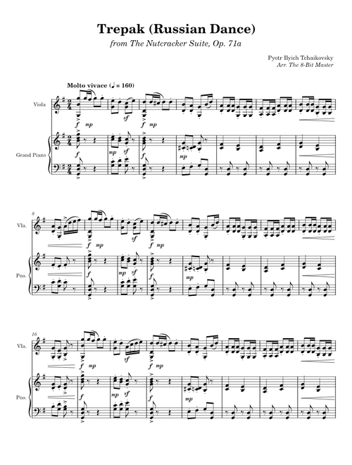 Trepak – Pyotr Ilyich Tchaikovsky