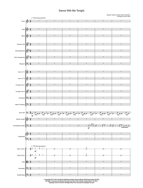 Dance With Me Tonight (Arr. Kevin Riley) - Olly Murs (Full Orchestra)